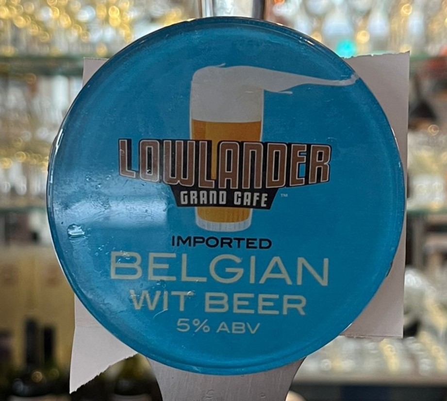 Lowlander Belgian Wit Beer 5%